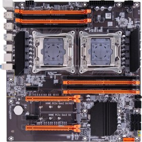 Resim Turbox ZX_DU99D4 X99 Sata.m2 Ddr4 2800MHZ USB 3.0 G.lan 2011-V3 Çift Işlemcili Anakart 