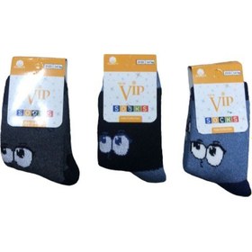 Resim Lilyy Baby & Kids Socks 3 Çift Çocuk Havlu Çorap 