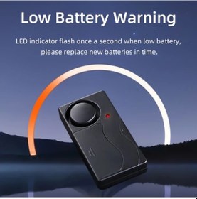 Resim Boatshop1 Siyah Ynf Hirsiz Alarm Titresimli 10 Hassasiyet 110db Ses Kablosuz Kumanda Araba Kamyon Motosiklet Guvenlik 