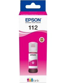 Resim EPSON C13T06C34A 112 Kırmızı 70ml Tanklı Sis em Mürekkebi 
