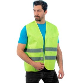 Resim Ikaz Yeleği, Sarı -52E1400- Iş Yeleği-Iş Güvenliği 