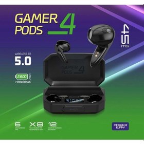 Resim Powerway 45MS Gamer Pods4 Bluetooth 5.3 Kulak İçi Oyuncu Kulaklığı 