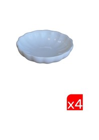 Resim Kütahya Porselen Bone Luz Krem Kase 8cm 4 Lü Bnlzf08ks00 krem 