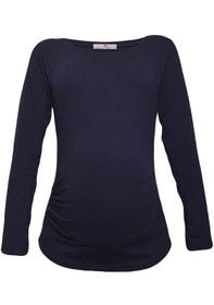 Resim Luvmabelly 2301-2309 Pamuklu Uzun Kollu Hamile T-shirt-lacivert 