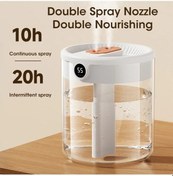 Resim Novahub 2l Hava Nemlendirici, Lcd Göstergeli, Gece Lambası, Çift Meme, Pembe, Ev Ve Ofis Kullanımı Çok Renkli 