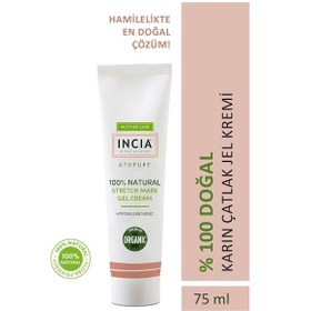 Resim INCIA %100 Doğal Karın Çatlak Jel Kremi Organik Avokado Yağı 75 ML 