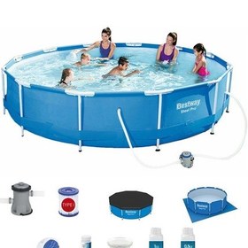 Resim Bestway Bw455 Prefabrik Havuz Seti 366 x 76 CM 