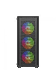 Resim Oem AlphaCore USB 3.0 350W 400W ATX 4x Fan Gaming Bilgisayar Kasası 