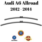 Resim Audi A6 Allroad 2012 2013 2014 Uyumlu Araca Özel Ön Cam Muz Tipi Silecek Süpürgesi Takımı 65/53cm 2li Set Silbak 