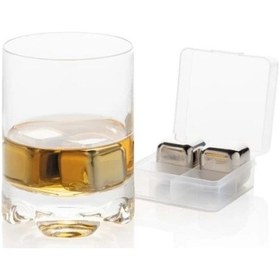 Resim Dodes 4'lü Çelik Metal Kaplama Buz Taşı Çok Renkli 