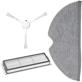 Resim Xiaomi Uyumlu Mijia 1T Robot Süpürge Hepa Filtre Yan Fırça Mop Be (550936846) 