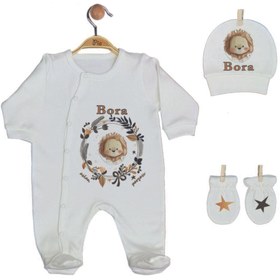 Resim Pia Baby Gl 1909 -02 Isme Özel Beşli Tulum Set 
