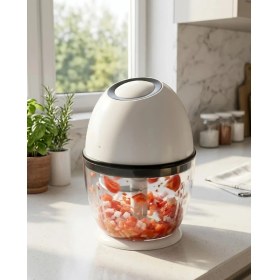 Resim Şarjlı Mini Doğrayıcı 450 ml Kablosuz Sebze Doğrayıcı 