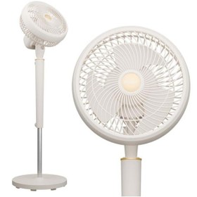 Resim Genel Markalar Everest Fan12 Dynabreeze 9'' 70 Watt 3 Hız Kademeli 2000Rpm Çift Motorlu Vantilatör Krem Gold 