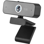 Resim Wezone Usb 2.0 Siyah Webcam 1080p: Otomatik Odak, Mikrofon Ve Lens Kapaklı, Canlı Yayın/video Konuşma İçin Ds03af 