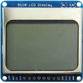 Resim Arduino 1.6 İnch Nokia 5110 Lcd Ekran Mavi 