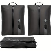 Resim Vakumlu Sıkıştırma Saklama Çantaları, Ekstra Kalın Fermuarlı Kıyafet Organizatör Çantaları, Mevsimlik ve Taşınma İçin, Yer Tasarrufu Çantaları, Etkili Seyahat Çantaları, 2 Stil Mevcut 