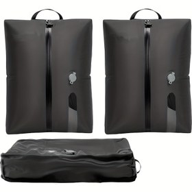 Resim Vakumlu Sıkıştırma Saklama Çantaları, Ekstra Kalın Fermuarlı Kıyafet Organizatör Çantaları, Mevsimlik ve Taşınma İçin, Yer Tasarrufu Çantaları, Etkili Seyahat Çantaları, 2 Stil Mevcut 