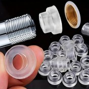 Resim Ev Su Boruları için Kullanılan Su Geçirmez Musluk için Kilitli Klipsli Kauçuk Fiş, Plastik Hortum Sızdırmazlık Yalıtım Yıldızı, Evrensel Silikon Musluk Yalıtım Yıldızı 