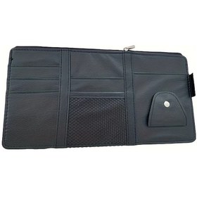 Resim Hightower Siyah Multi-fonksiyonlu Güneşlik Organizer - Gözlük Kart Aksesuar Çantası Tüm Araçlar 