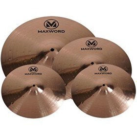 Resim Maxword MY-40 PRO B8 Cymbal Bateri Zil Seti ( 2x14" Hi Hat 16" ve 18" Crash/Ride) 