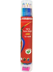 Resim Stabilo Color Kuruboya 12'Li Plastik Tüp N 1212/77-Pt 