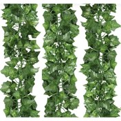 Resim Üçgen Hadera Yaprak A Kalite 12'li Yapay Sarmaşık 230 Cm Ev Dekorasyonu 