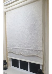 Resim Storburada Çift Mekanizmalı Beyaz Tül Perde Ve Ekru Stor Perde Stb45248-v110 Ekru 