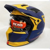 Resim Şefaf ve Siyah Cam + Mt Streetfighter Sv Totem C3 Modüler Motosiklet Kask 