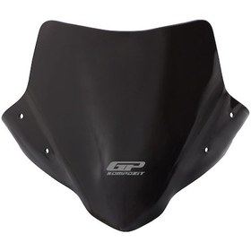 Resim GP Kompozit Honda CB650F 2014-2020 Uyumlu Kısa Ön Cam Siyah 30 cm 