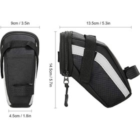 Resim B-Soul Bisiklet Çanta Elektrikli Scooter Sele Altı Sele Çantası Su Geçirmez 