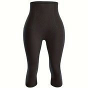 Resim JUNLAN Kadınlar için Yüksek Bel Dikişsiz Karın Kontrolü Popo Kaldırıcı Capri Tayt - 7/8 Uzunluk, Düz Renk, Yüksek Esneklik, Bel Şekillendirici, Daha İnce Bir Figür İçin, Rahat ve Şık, Günlük Giyim İçin, Yüksek Bel Tayt, Şekillendirici Capri Pantolon, Dikişsiz Tasarım, Yüksek Esneklikli Kumaş 