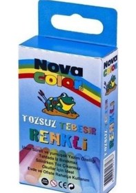Resim Nc-4111 10'lu Tozsuz Tebeşir Renkli 10'lu Çok Renkli 
