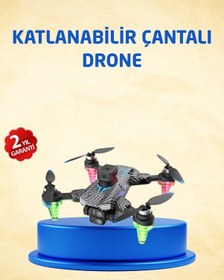 Resim 1080p Kameralı Drone Katlanabilir Tasarım Kolay Kullanım - 