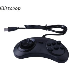 Resim Kepang USB Klasik Gamepad 6 Düğmeler Joystick Pc Oyun Denetleyicisi Pc Mac Sega Genesis Oyun Aksesuarları Genesis Gamepad (Yurt Dışından) 