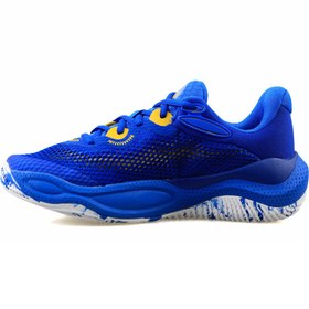 Resim Under Armour Curry Splash 24 Unisex Basketbol Ayakkabısı 3027636-401 Mavi 