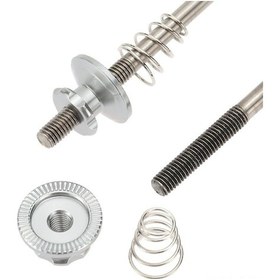 Resim Novahub Hafif & Dayanıklı Alüminyum Titanyum Qr Kelepçeleri - Yol & Dağ Bisikletler İçin Uyumlu 