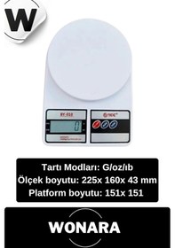 Resim Deluxe Yüksek Hassasiyetli Pilli Mutfak Terazisi Dara Fonksiyonlu Otomatik Kapanma Özellikli Ölçer Diğer 