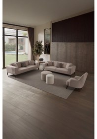 Resim Regnar 3+3+1 Koltuk Takımı Sütlü Kahve Sütlü Kahve 