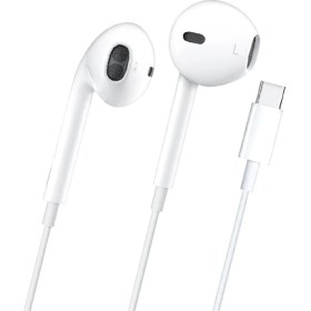 Resim Linktech H306 Type-C Kulak Içi Kablolu Kulaklık Beyaz 