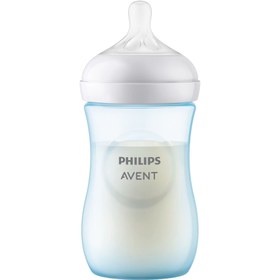 Resim Philips Avent Doğal Tepkili Pp Mavi Biberon 260ml 1+ Ay - 1 Ay 