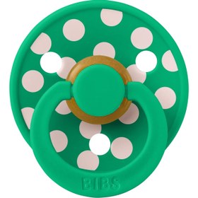 Resim Bibs Studio Colour Polka Big Kauçuk Emzik -Cactus Petal - 6+ Ay 