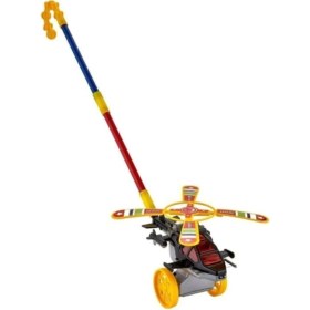 Resim Bayraktar Plastik Oyuncak Sopalı Helikopter / 1ADET 