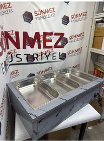 Resim Sönmez Set Üstü Benmari 1/1 3 Lü Küvet 105x60x29 Cm 