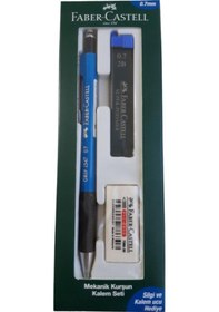 Resim Grip 1347 Mekanik Kurşun Kalem Seti 0.7 Silgi Ve Kalem Ucu Mavi Renk Mavi 