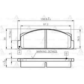 Resim Fren Balata Doğan / Kartal / Şahin / Murat131 77-02 Ön-96765 