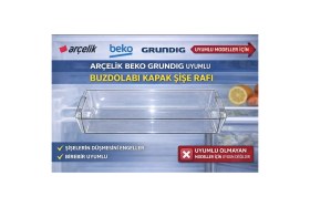 Resim ÖZ BEYAZ EŞYA _arçelik 4264 Ey Buzdolabı Kapak Şişe Rafı 