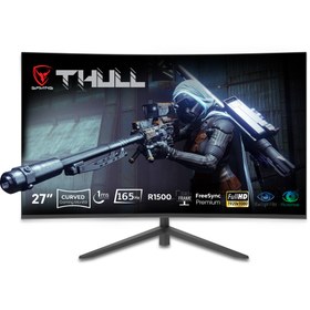 Resim Thull 27" TG-27C 1ms 165Hz Freesync Fhd LED HDR300 (Hdmı+Dp+Vga) Frameless Va Curved Gaming Monitör 