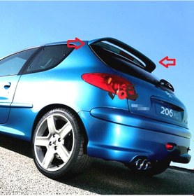 Resim Peugeot 206 Rc Spoiler - Astarlı Ürün - Bodykit Store 