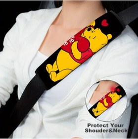 Resim merdümek Pooh emniyet kemeri aksesuarı- emniyet kemeri omuz koruyucu 1 adet 